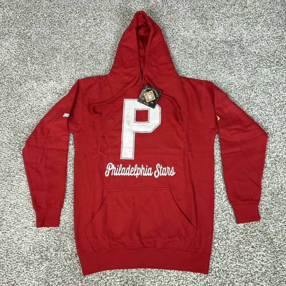 Philadelphia Stars Mens Sweatshirt Medium Hoodie Baseball Negro Leagues Stitches